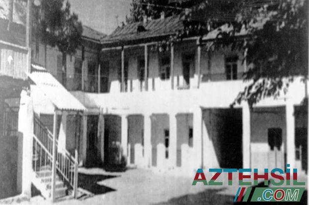 В историческом здании Газахской учительской семинарии ведутся работы по реконструкции