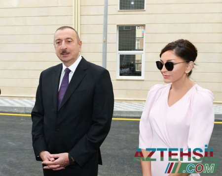 Ильхам Алиев и Мехрибан Алиева на открытии двух новых корпусов Университета AДA - ОБНОВЛЕНО